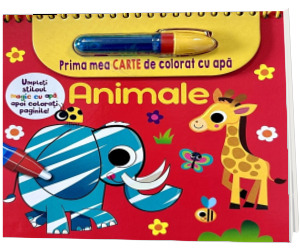 Animale. Prima mea carte de colorat cu apa