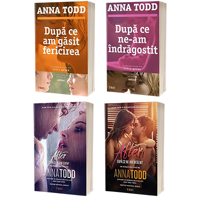 Serie de autor Anna Todd, compusa din 4 carti (AFTER)