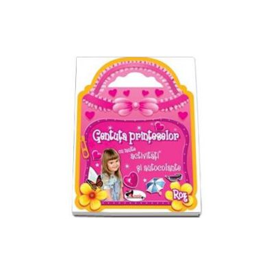 Gentuta printeselor Roz cu multe activitati si autocolante Gentuta printeselor Roz cu multe activitati si autocolante