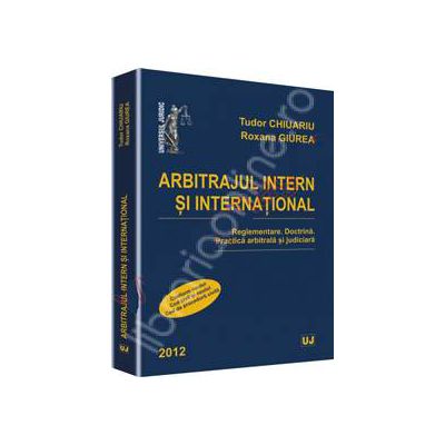 Arbitrajul intern si international 2012