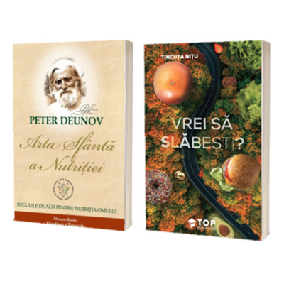 Pachet 2 carti despre nutritie: Arta sfanta a nutritiei si Vrei sa slabesti?