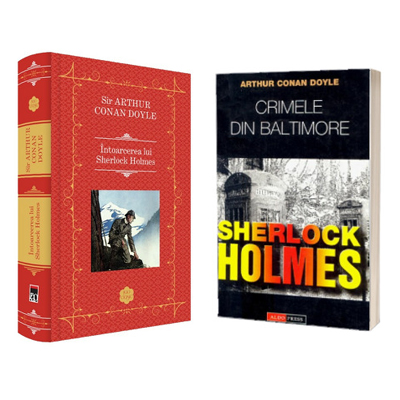 Arthur Conan Doyle, set de 2 carti - Crimele din Baltimore si Intoarcerea lui Sherlock Holmes