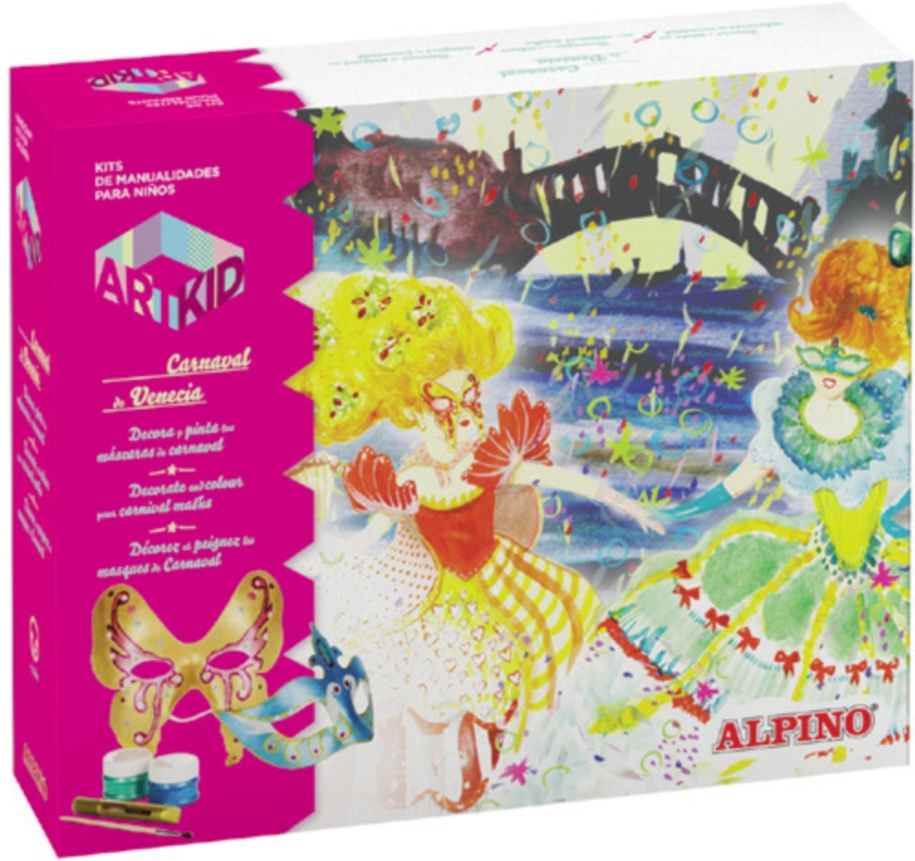 Cutie cu articole creative pentru copii, ALPINO ArtKid Carnaval de Valencia