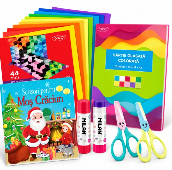 Atelierul lui Mos Craciun - Set creativ pentru micii artisti