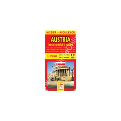 Austria - harta turistica si rutiera Austria - harta turistica si rutiera