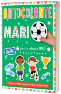 Autocolante mari pentru manute mici: Fotbal