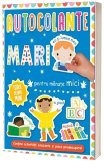 Autocolante mari pentru manute mici:Totul despre mine