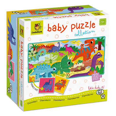 Baby Puzzle - Dinozauri, Ludattica, 2-5 ani, 32 piese