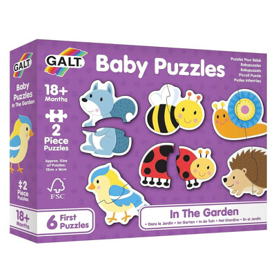 Baby puzzle: In gradina (2 piese)