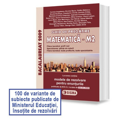 Bacalaureat 2009 Matematica M2. Ghid de pregatire