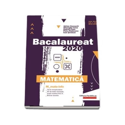 Bacalaureat 2020. Matematica M_Mate-Info