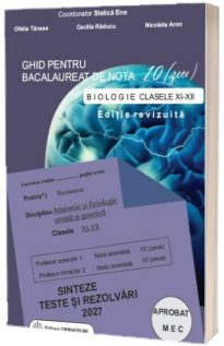 Bacalaureat Biologie 2027 clasele XI-XII