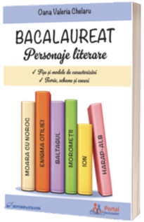 Bacalaureat. Personaje literare. Fise si modele de caracterizari. Teorie, scheme si eseuri