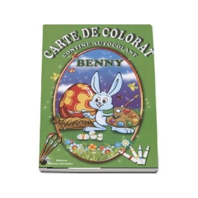 Benny - Carte de colorat, contine autocolant