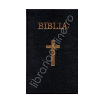 Biblia cu coperta cartonata pe culoarea grena (50832)