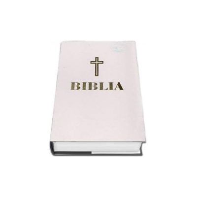 Biblia fomat mijlociu (alba-aurie)