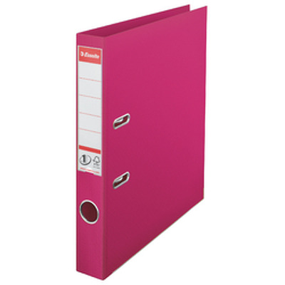 Biblioraft Esselte No.1 Power, PP/PP, A4, 50 mm, fuchsia