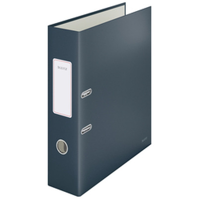 Biblioraft Leitz 180 Cosy, carton laminat, partial reciclat, FSC, A4, 80 mm, gri antracit