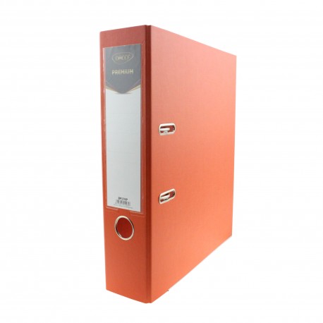 Biblioraft plastifiat 50mm Premium Daco portocaliu