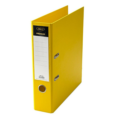 Biblioraft plastifiat 75mm Premium galben