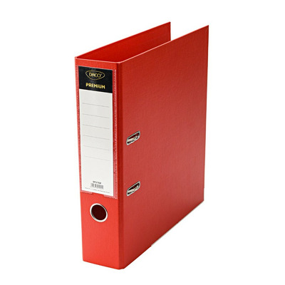 Biblioraft plastifiat 75mm Premium rosu