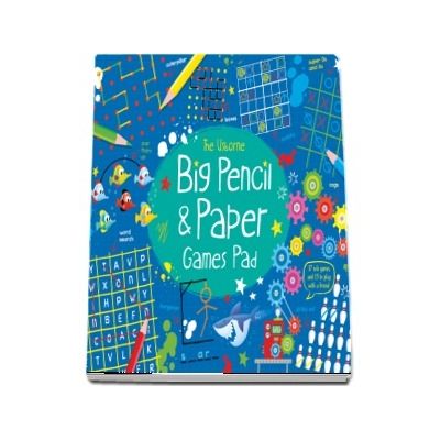 Big pencil and paper games pad