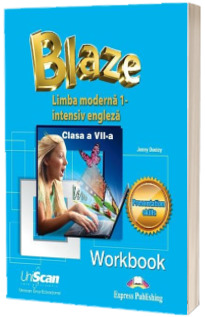 Blaze. Limba moderna 1, intensiv engleza. Clasa a VII-a, Workbook