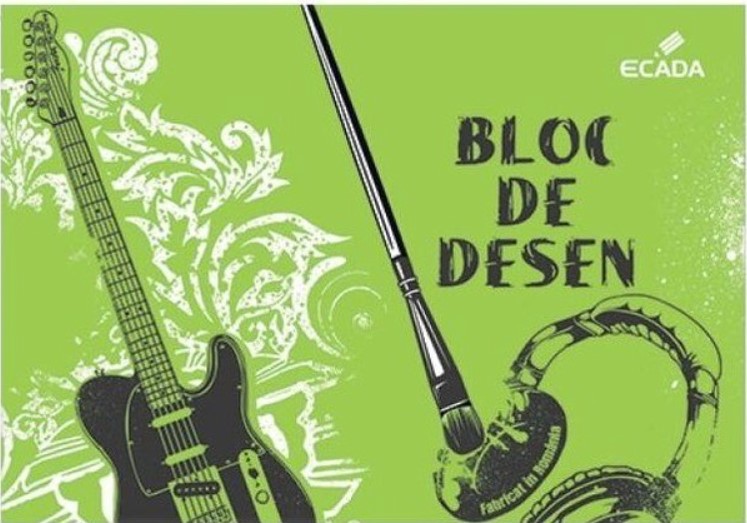 Bloc desen A4 cu hartie de 120 g/mp