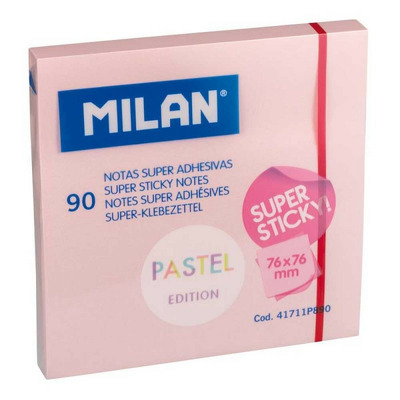 Bloc notes adeziv 76x76 roz pal, Milan