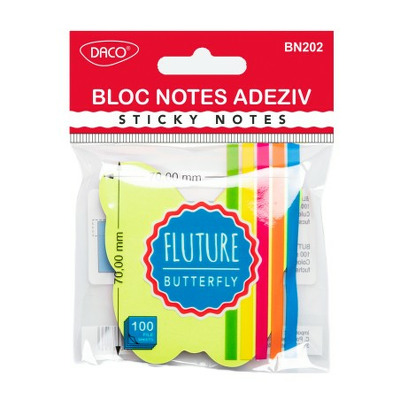 Bloc notes adeziv 7x7 mm Fluture