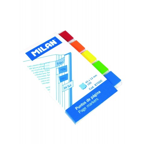Post-it adeziv index, 5x45x12, transparent, Milan