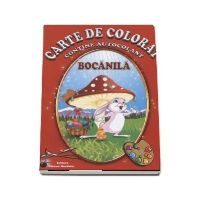 Bocanila - Carte de colorat, contine autocolant