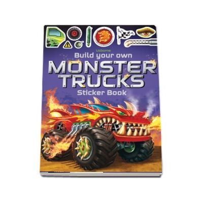Build your own monster trucks sticker book