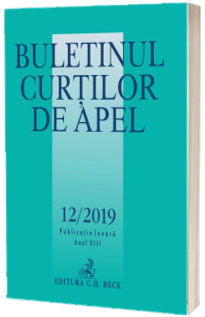 Buletinul Curtilor de Apel nr. 12/2019