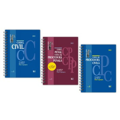 Bundle 3 carti - Codul civil. Codul penal si codul de procedura penala. Codul de procedura civila