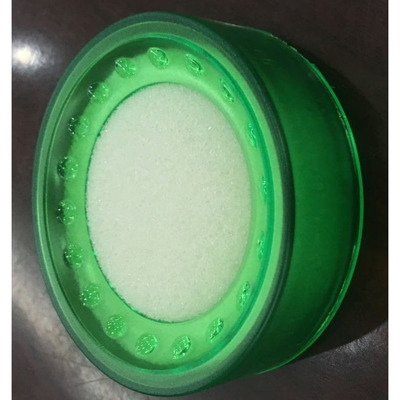 Buretiera plastic transparent verde, D5cm, Kejea