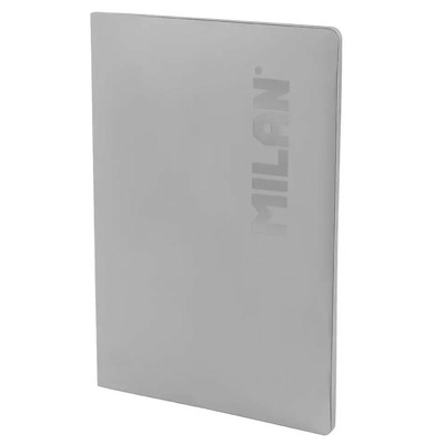 Caiet A4 48 file matematica, cusut gri Shadow