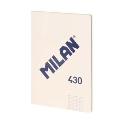 Caiet A4 48 file matematica cusut MILAN bej