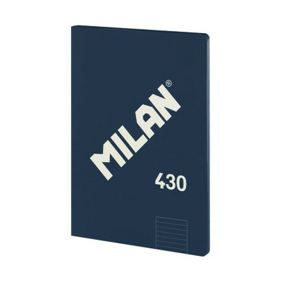 Caiet A4 48 file romana cusut MILAN albastru