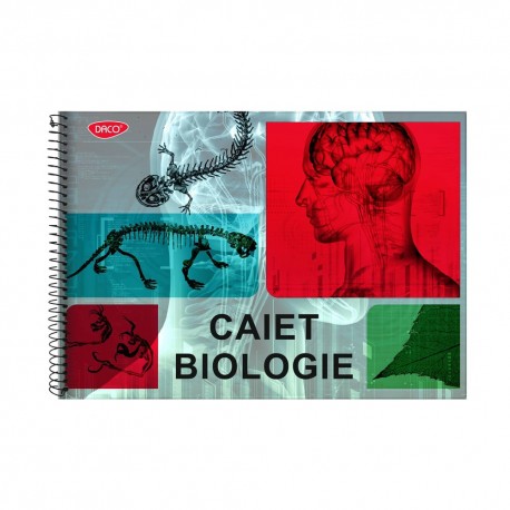 Caiet biologie A4 24 spira Daco