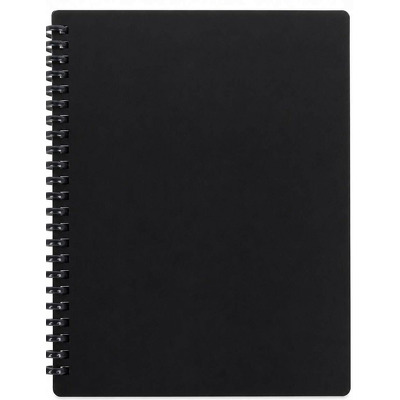 Caiet cu spirala flexibila, Strigo Pads Project Book, negru, A5, Matematica