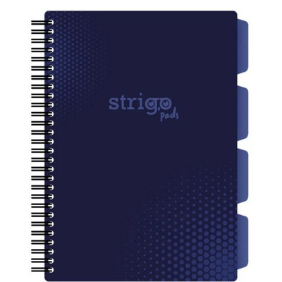 Caiet cu spirala si separatoare, STRIGO PADS Project Book Basic A4, Matematica,