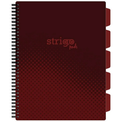 Caiet cu spirala si separatoare, STRIGO PADS Project Book Basic A4, Matematica