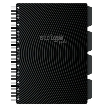 Caiet cu spirala si separatoare, STRIGO PADS Project Book Basic B5, Matematica