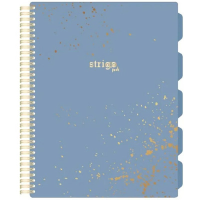 Caiet cu spirala si separatoare, STRIGO PADS Project Book Marmorat B5, Matematica