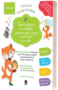 Caiet de jocuri si activitati pentru copii isteti, pentru grupa mijlocie 4-5 ani Caiet de jocuri si activitati pentru copii isteti, pentru grupa mijlocie 4-5 ani