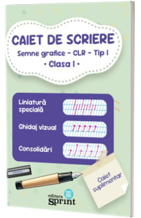 Caiet de scriere. Semne grafice - CLR - Tip 1 Clasa 1 Caiet de scriere. Semne grafice - CLR - Tip 1 Clasa 1