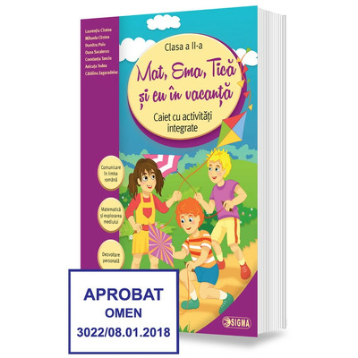 Caiet de vacanta - Mat, Ema, Tica si eu in vacanta