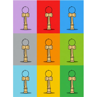 Caiet scolar STRIGO KENDAMA, A5, dictando, 60 file, hartie 70g FSC, coperta glossy laminate