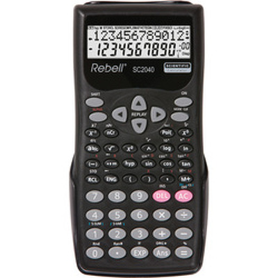 Calculator stiintific, 12 digits, 240 functii, 155 x 70 x 18 mm, negru